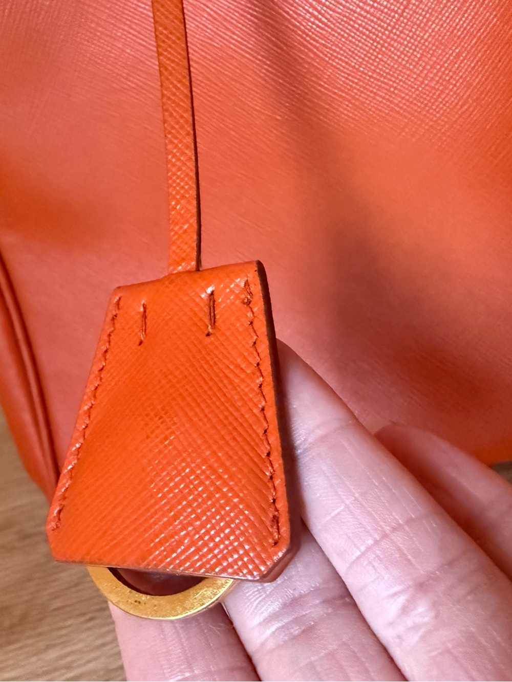 Prada Saffiano Leather Lux Galleria Double Zip Tote - Picture 10 of 15
